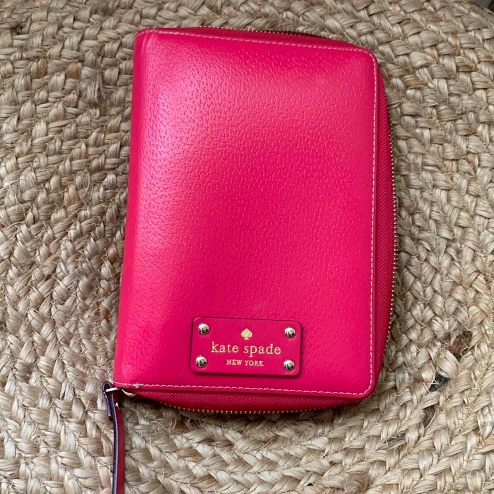 Kate Spade Pink Leather planner